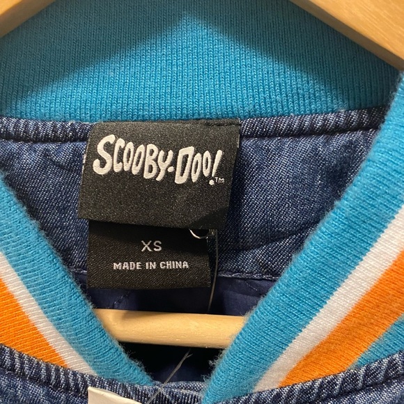 Scooby Doo Box lunch Mystery Machine denim Varsity jacket - Picture 11 of 11